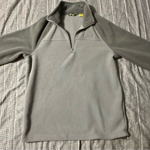 Cabela's Gray Fleece Quarter-Zip Pullover